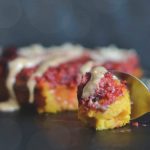 Кексче с тиква и червени боровинки
