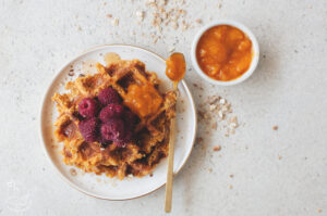 Sweet potato waffles